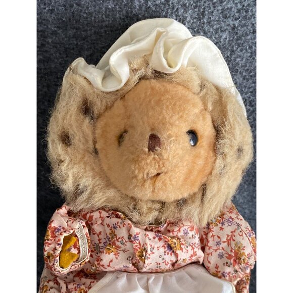 VTG Eden Toys Hedgehog Beatrix Potter Mrs Tiggy Winkle Stuffed Plush Animal - Picture 2 of 10